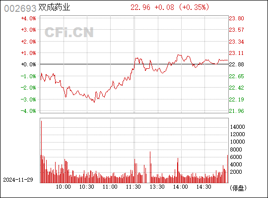 双成药业（股票代码，002693）股票行情深度解析，双成药业（股票代码，002693）股票行情全面解析