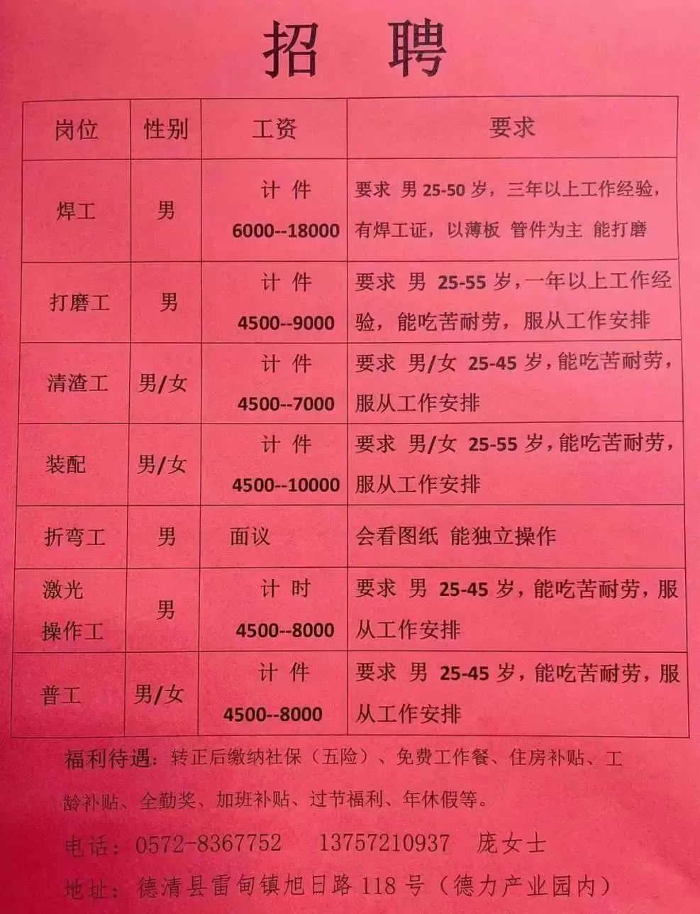 两迎水村委会最新招聘信息发布